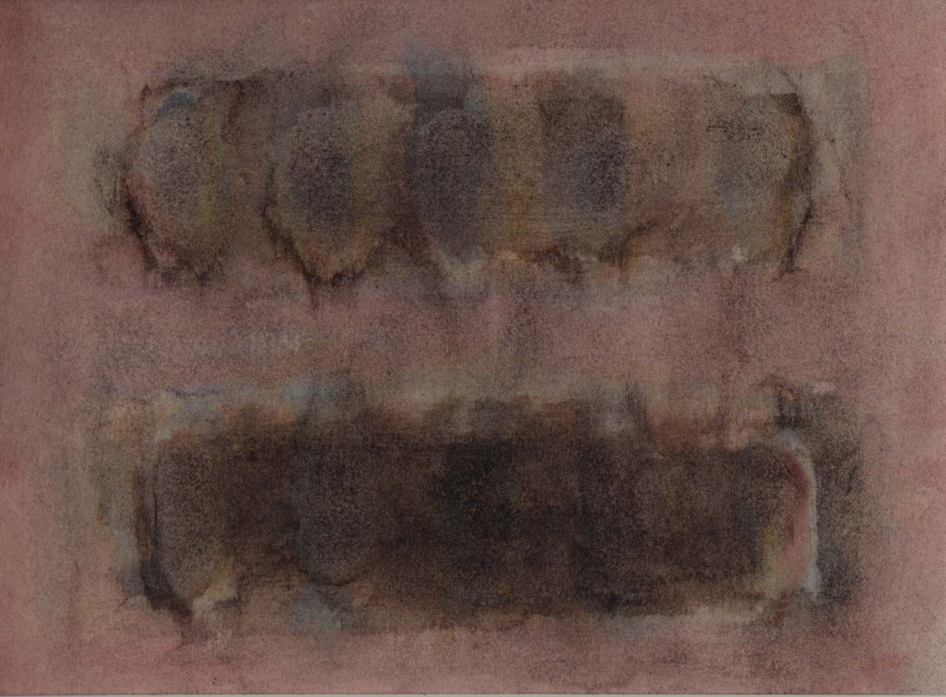L1394 - Nicholas Herbert, British Artist, abstract painting, Residual Trace - Necropolis, 2022